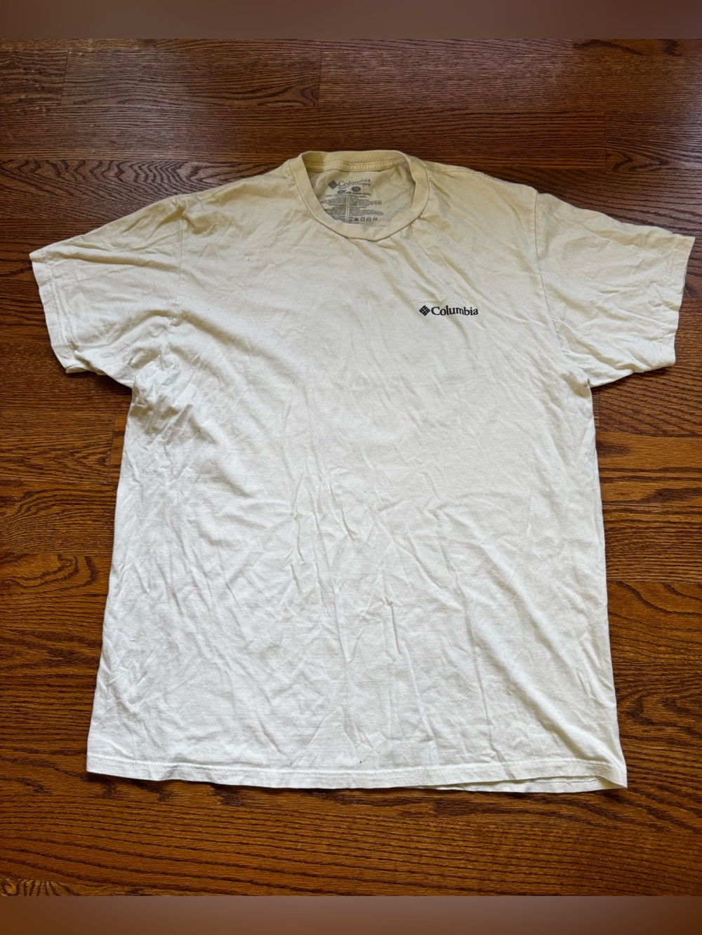 Columbia Men’s XL Desert Cactus Back Graphic T-Shirt Cream
